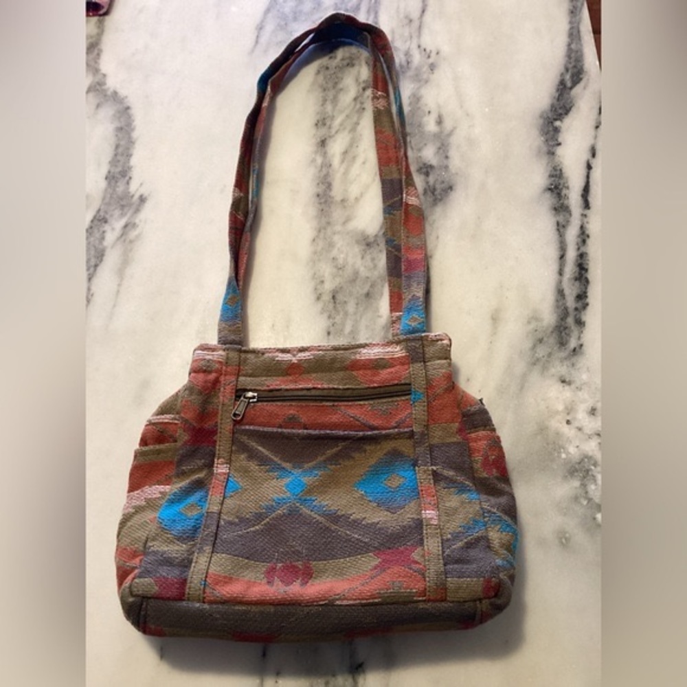 Canyon Sky Bag Aztec Southwest shoulder purse double straps